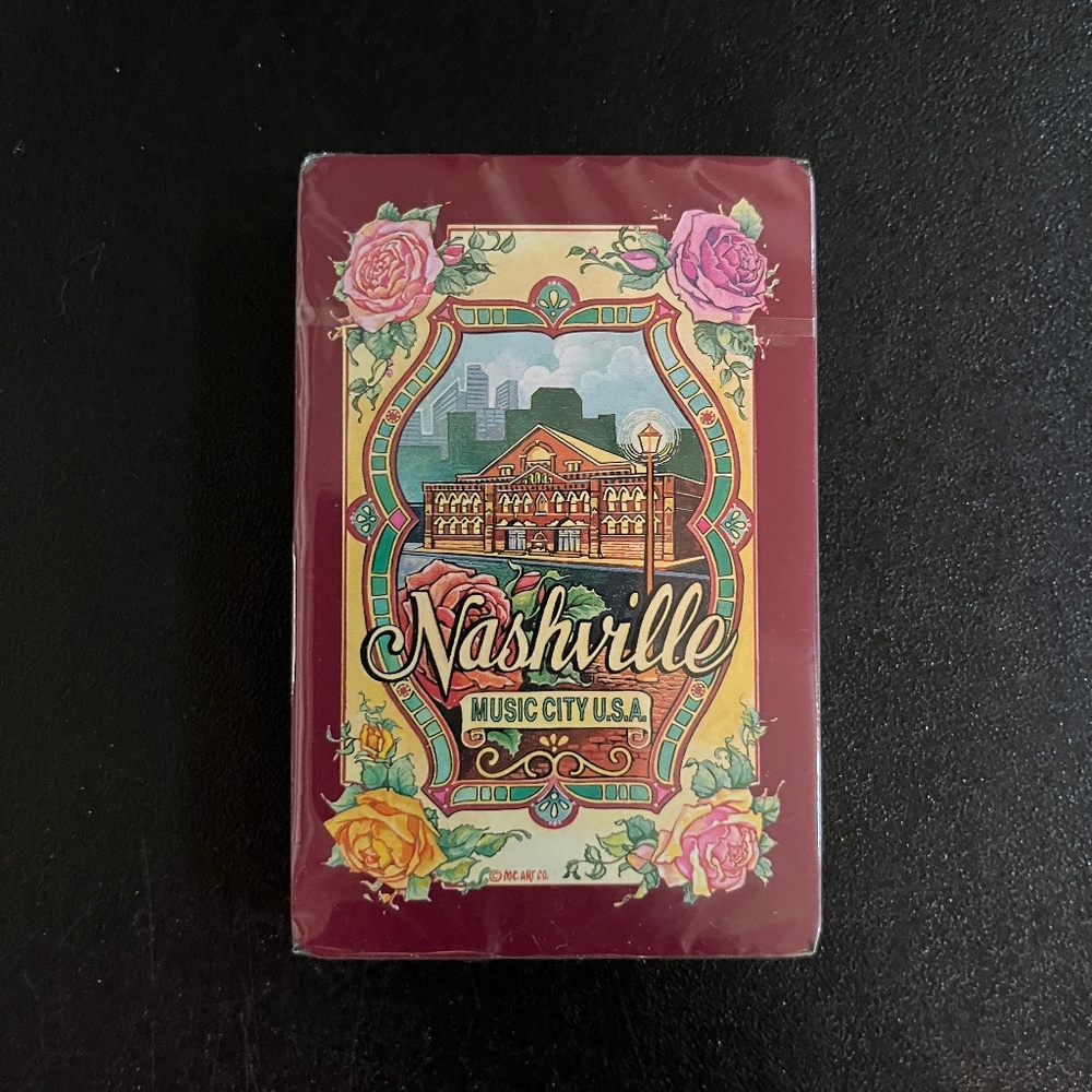Nashville Music City USA Tennessee Souvenir Playing Cards. Sealed. New.